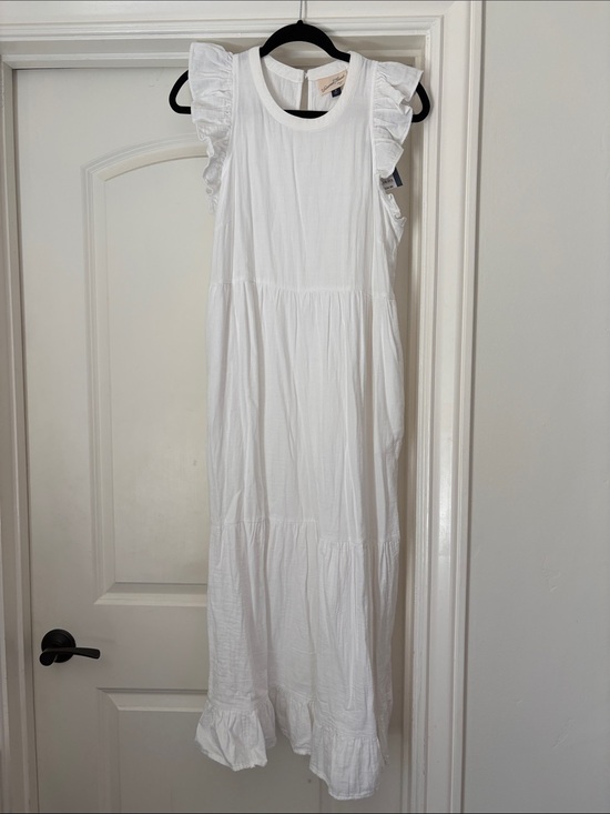 Universal Thread Dresses & Skirts - Universal Thread by Target White Ruffle Sleeveless Maxi Dress